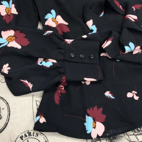 Halogen Faux Wrap Blouse - Picture 8 of 9